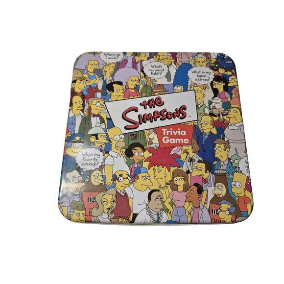 The Simpsons Xmas Book With Trivia Game - Picture 4 of 5